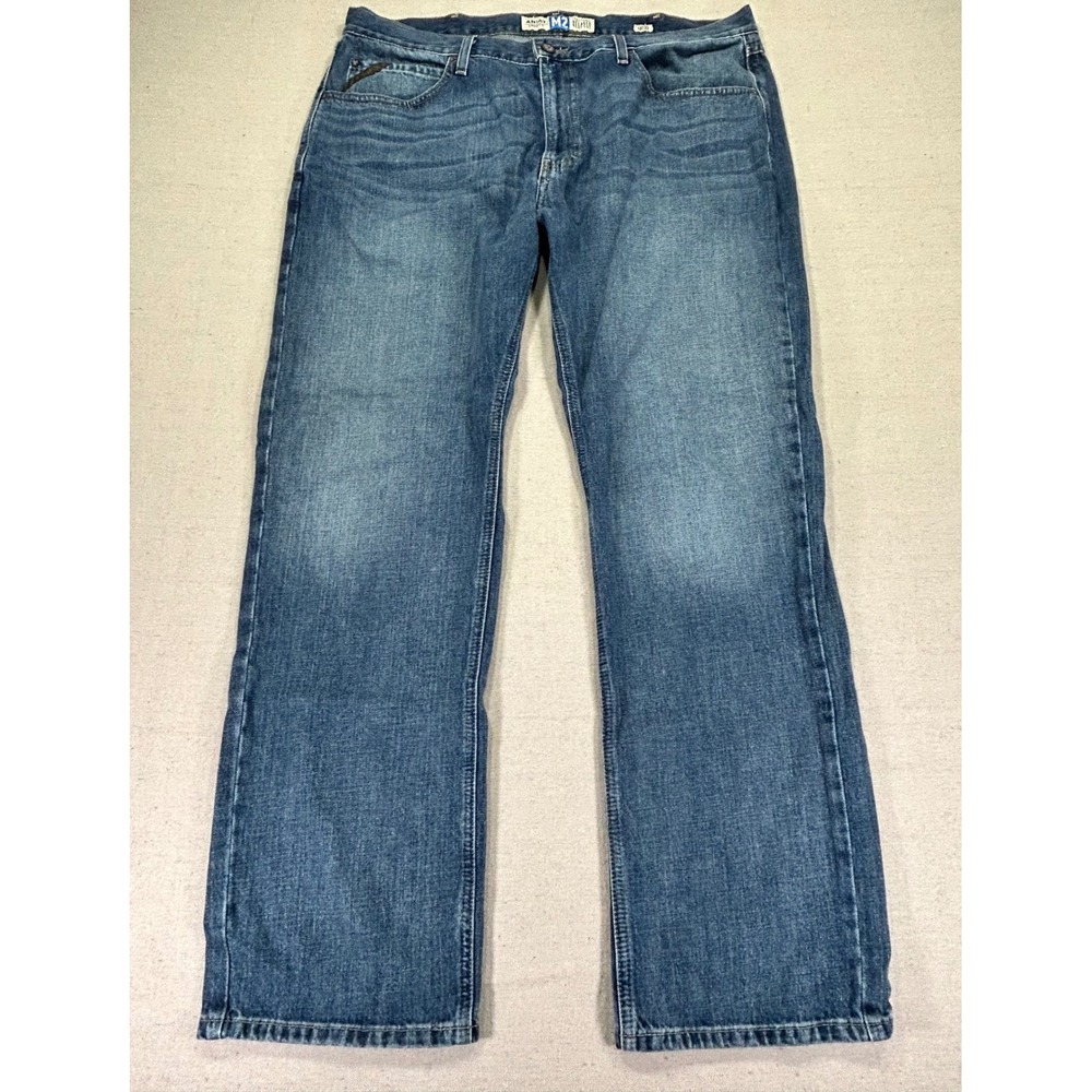 Ariat Legacy M2 Men's 40 Relaxed Boot Cut Denim Jeans Western Ranch Wear